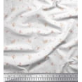 thumbnail image 1 of Soimoi Cotton Cambric Fabric Leaves & Rose Night Wear Decor Fabric Printed Yard 56 Inch Wide, 1 of 1
