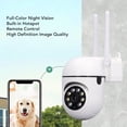 thumbnail image 3 of Cámara de Seguridad Wifi 1080p HD, Cámago de Seguridad Ptz Con Visión Nocturna A TODO Color, Deteccióne de Movimento para el Monitoreo de Mascotas en el HOGAR, CON LENTE GRAN, 3 of 7