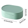 thumbnail image 2 of Portable Bar Soap Holder Case with Lid for Travel and Bathroom, Leakproof Soap Dish Box with Sealing Cover for Shower and Home Storage Solutions #196A Yellow, 2 of 8