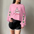 thumbnail image 6 of Elvqul Long Sleeve Shirts for Women Graphic Sweatshirt Crop Winter Spring Womens Shirts Casual, 6 of 7