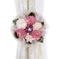 thumbnail image 2 of HEVIRGO 2PCS Rideaux en Polyester Tiebacks Rideaux Décoratifs Réglables Holdbacks Fleur Design Rideau Cravates Rideaux Tiebacks pour Décoration d'Intérieur Rideaux d'Extérieur, 2 of 10