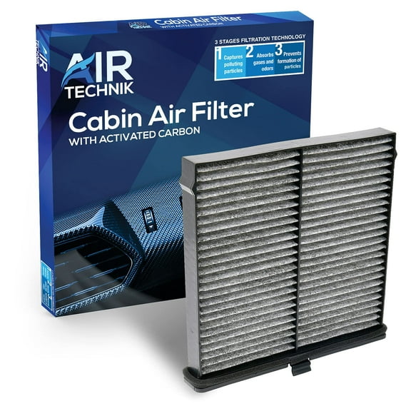 AirTechnik CF12140 Cabin Air Filter w/Activated Carbon  Fits Mazda 2 2021-2025, CX-3 2016-2024, Scion IA 2016, Toyota Yaris 2019-2022, Yaris IA 2017-2018 -D09W-61-J6X