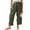 Green, variant on Palazzo Pants Linen Pants Womens Linen Wide Leg Pants Casual Loose Summer Beach Travel Vacation Palazzo Harem Pants With Pockets Wide Leg Pants Woman Women'S Pants Navy 2XL