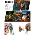 thumbnail image 7 of Eternal Match Keychain Lighter | Reusable Waterproof Metal Survival Match | Windproof Alloy Core, Bottle Opener, Compact Portable Multi-Tool for Camping Hiking Outdoor Emergency, Black Gold, 7 of 7