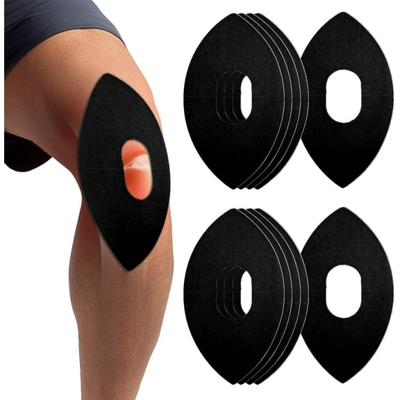 10 Pcs Kinesiology Tape for Knees,Waterproof Precut Kinesiology Tape for Knee Pain Relief,Elastic Athletic Tape for Knee Support, Breathable & Latex F