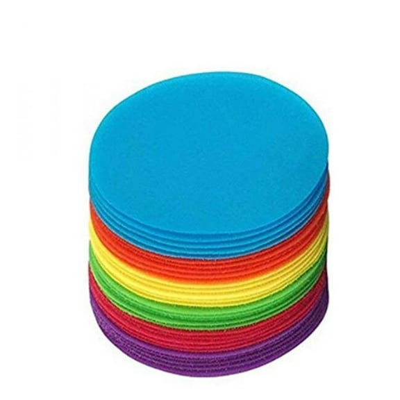 Educate Carpet Markers Sitting Spots-Amazing Classroom Supply, Flexible Seating-30 Circle-Makes Great Teacher Gift