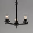 thumbnail image 4 of 10203CLBK Maxim Lighting Corona - 3 Light Chandelier-Black Finish, 4 of 5