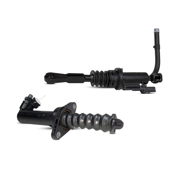 Clutch Master And Slave Cylinder compatible with Wrangler Sahara Rubicon Sport Unlimited X 70th Anniversary Sport Utility 4-Door 2-Door 2007-2016 3.6L V6 GAS DOHC 3.8L V6 GAS OHV…