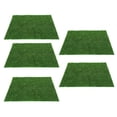 thumbnail image 3 of 5Pcs SquareShaped Garden Artificial Grass Lawn Turf DIY Miniature Landscape Decoration 30x30cm, 3 of 5
