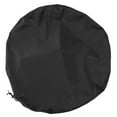 thumbnail image 4 of LOLIPPYY Black Oxford Cloth Gallon Bucket Cover with Drawstring Durable Dust Lid for Outdoor Use, 4 of 7