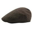 thumbnail image 1 of Boina de espiga para hombre, gorra para hombre, gorro cálido para personas de mediana edad y mayores, gorro de lana para otoño e invierno, 1 of 8
