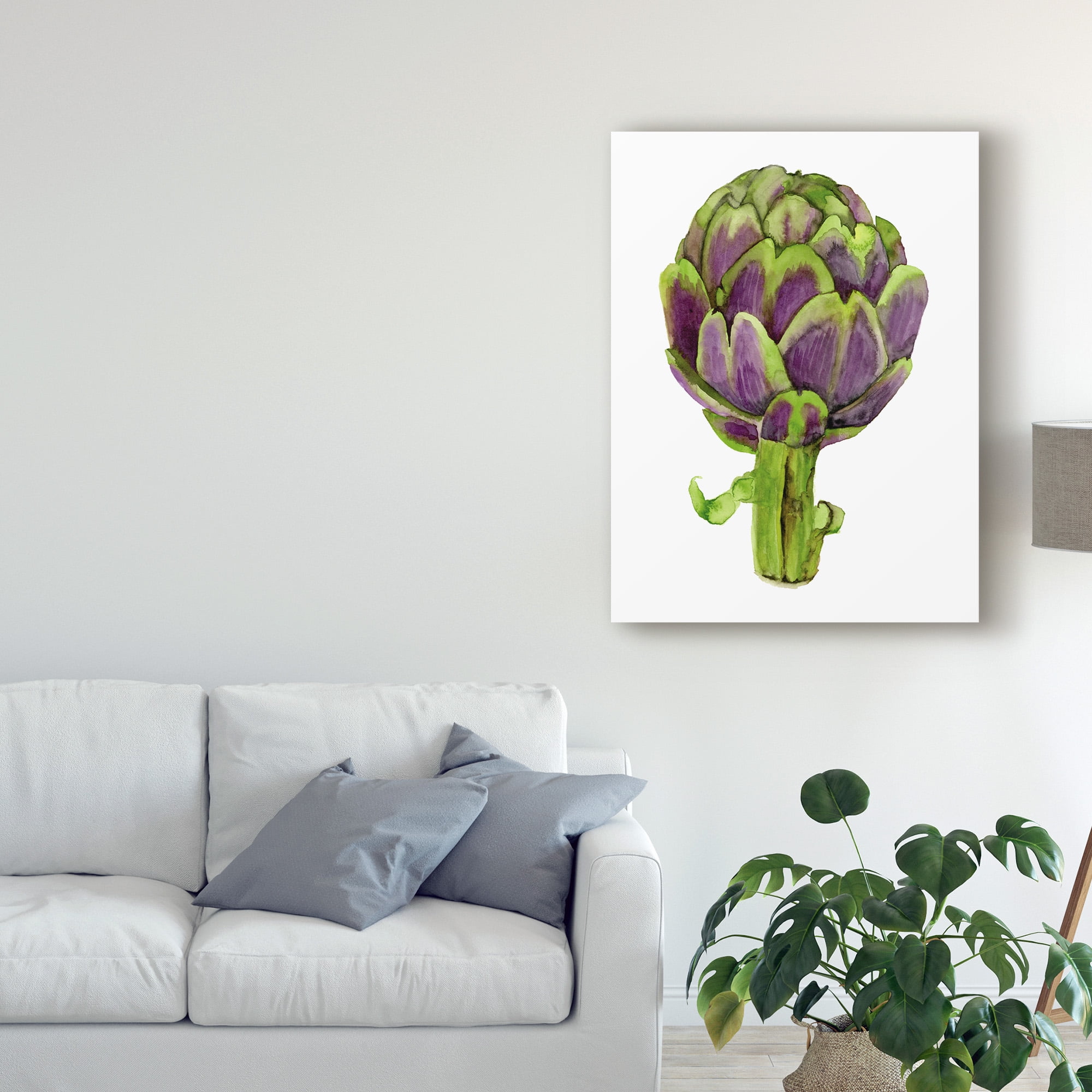 Trademark Fine Art 'Watercolor Veggie I' Canvas Art by Naomi McCavitt