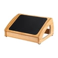 thumbnail image 2 of Reposapiés de madera para debajo del escritorio, cómodo reposapiés, reposapiés para dormitorio, juegos, sala de estar, viajes y hogar., 2 of 8
