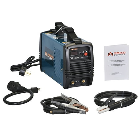 Dc Generator Welder Amico Power S160AM, 160 Amp Stick ARC DC Welder 110/230V Dual Voltage Welding Soldering Machine ()