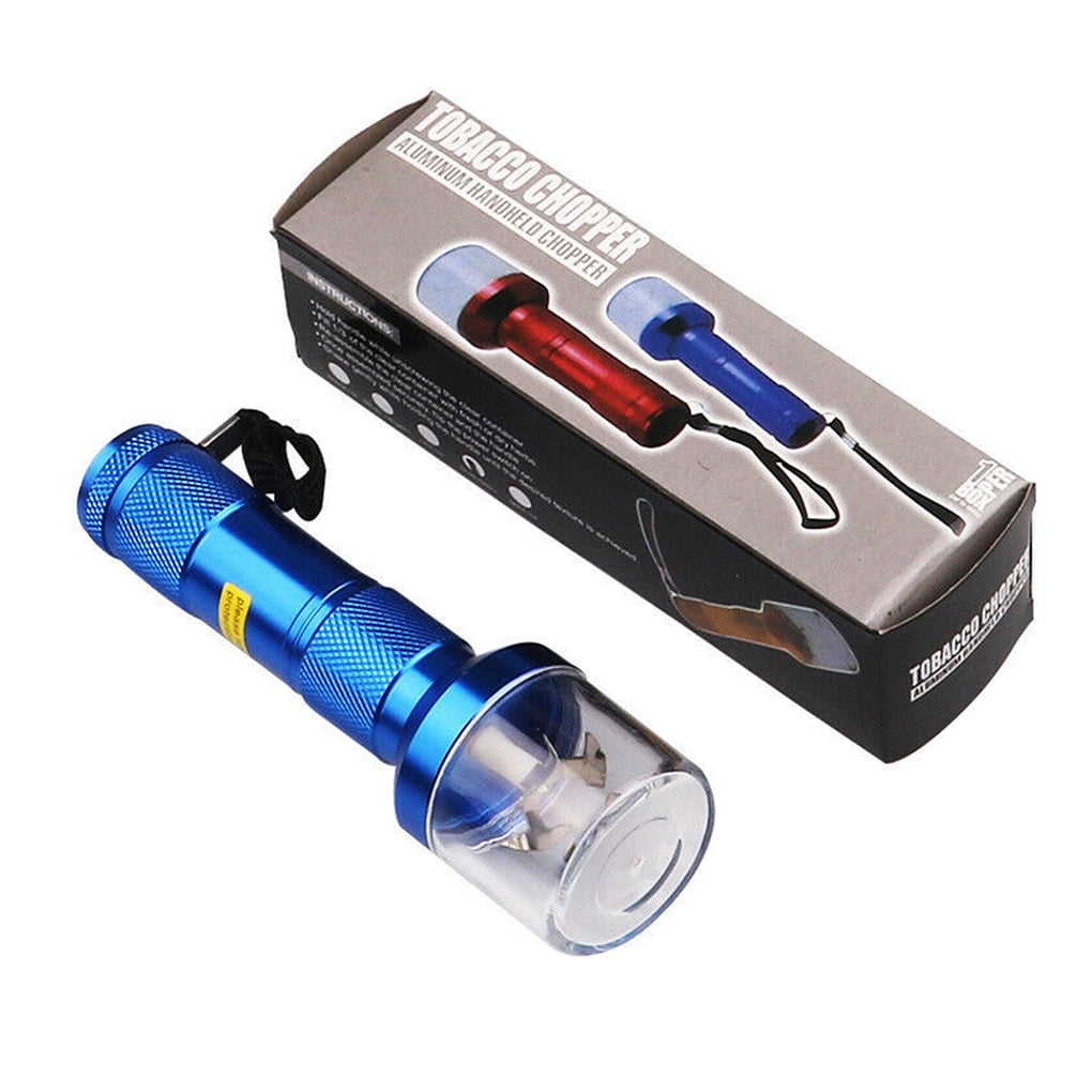 Flashlight Shape DIY Electric Herb Grinder Tobacco Spice Crusher Tools Gifts 