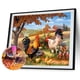 thumbnail image 1 of Cuadros Decorativos 5D DIY Diamond Painting Kits Manor Farm Full Round Drill Wall Decor (X522) Ehuebsd embutido en tela, 1 of 1