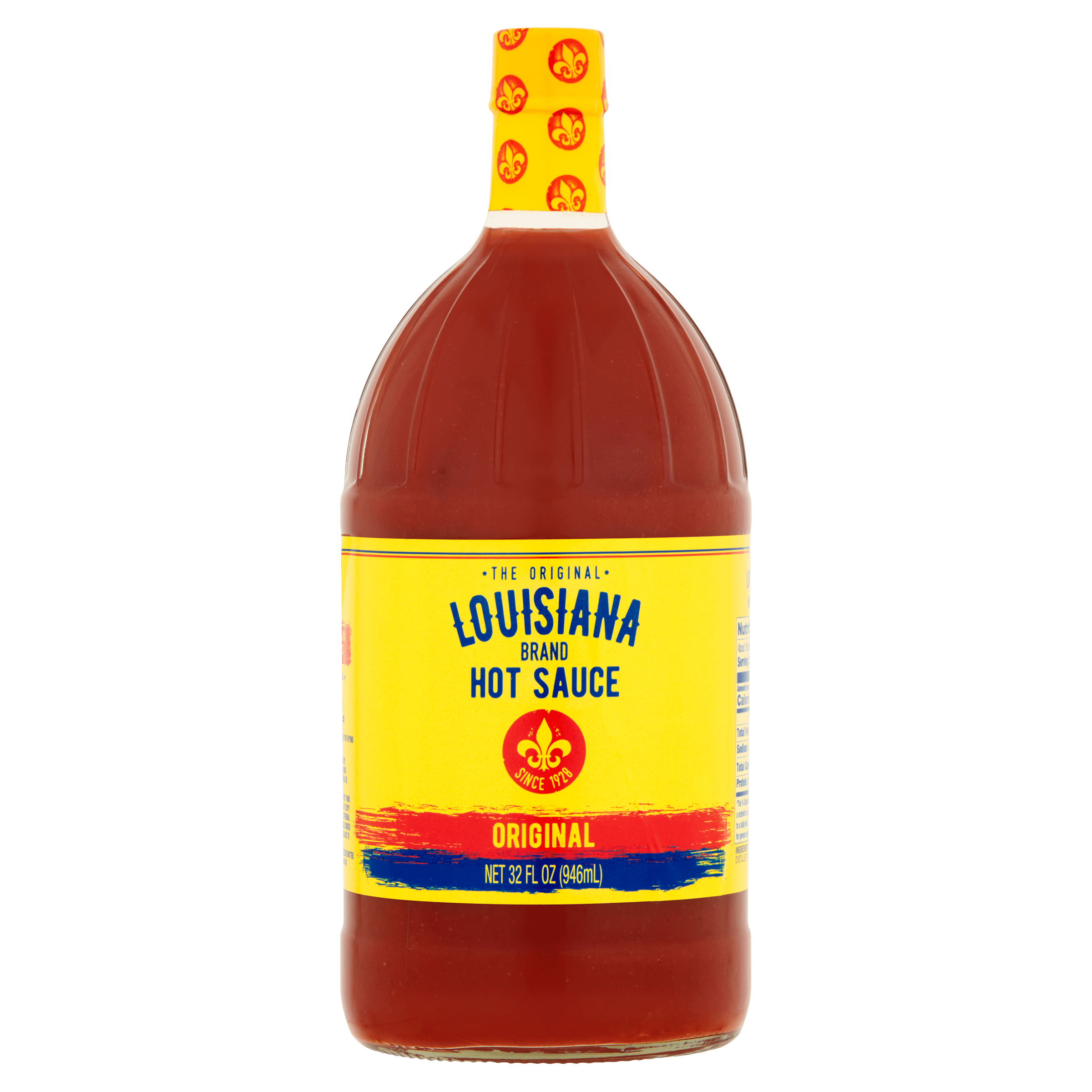 (2 pack) The Original Louisiana Brand Hot Sauce, Original Flavor, Shelf-Stable, 32 fl oz Bottle