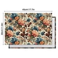 thumbnail image 6 of Pioneer Flower Floral Print Pattern Summer Placemats Table Placemats Set Of 4-Linen Kitchen Washable Placemats Table Mats 12x18 Inch Non-Slip Heat Resistant, 6 of 6