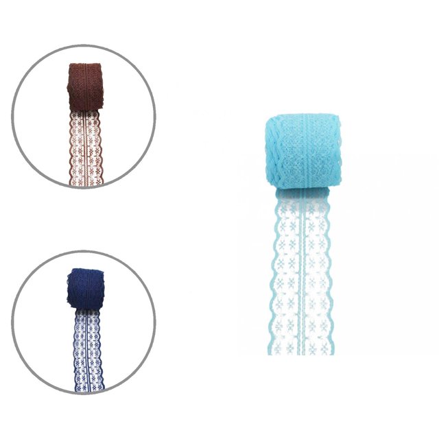 10m Lace Trim Fabric Wedding Decor Sewing Clothes Dress DIY Material Accessories
