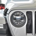 thumbnail image 2 of Car Front Headlight Lens Cover Transparent Mask Head Light Lamp Lamp Shell for Wrangler JL 2018-2024, 2 of 5