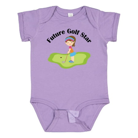 

Inktastic Future Golf Star Girls Golfing Gift Baby Girl Bodysuit