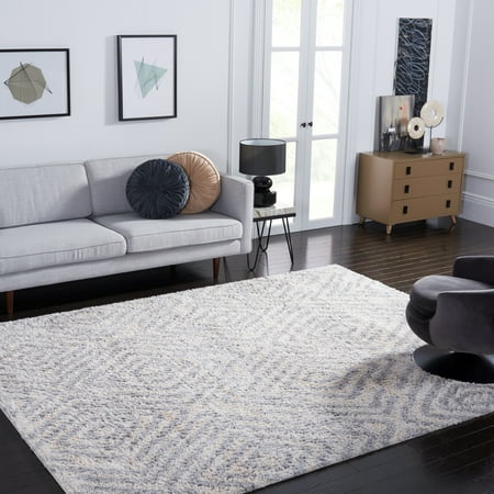 SAFAVIEH Berber Avery Geometric Shag Area R… product image
