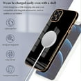 thumbnail image 3 of Compatible with iPhone 11 pro max Case for Women Girls,Full Camera Lens Protection Raised Reinforced Corners TPU Love Heart Plating Bumper Case Cute Slim Shockproof Case Cover(Elegant Black), 3 of 14