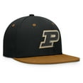 thumbnail image 3 of Men's Fanatics Black/Brown Purdue Boilermakers NoBo Fitted Hat, 3 of 4
