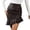 Coffee, variant on Women's Pure Colored Short Skirt Skirt Tight Leather Skirt Slit Miniskirt Summer Tennis Skirt