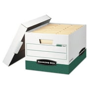 Bankers Box, FEL07241, Bankers Box R-Kive Storage Boxes, White,Blue