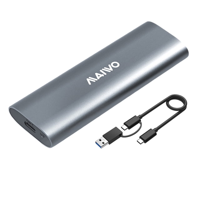 【M.2】MAIWO M.2 protocolo dual NVME/SATA caja externa tipo-C aleación aluminio M.2 SS caja disco duro estado sólido (M.2 Dual Protocol)
