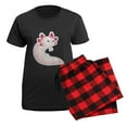 thumbnail image 5 of CafePress - Axolotl Women's Dark Pajamas - Women's Short Sleeve Print T-Shirt and Pants Dark Cotton Pajama Set, 5 of 7