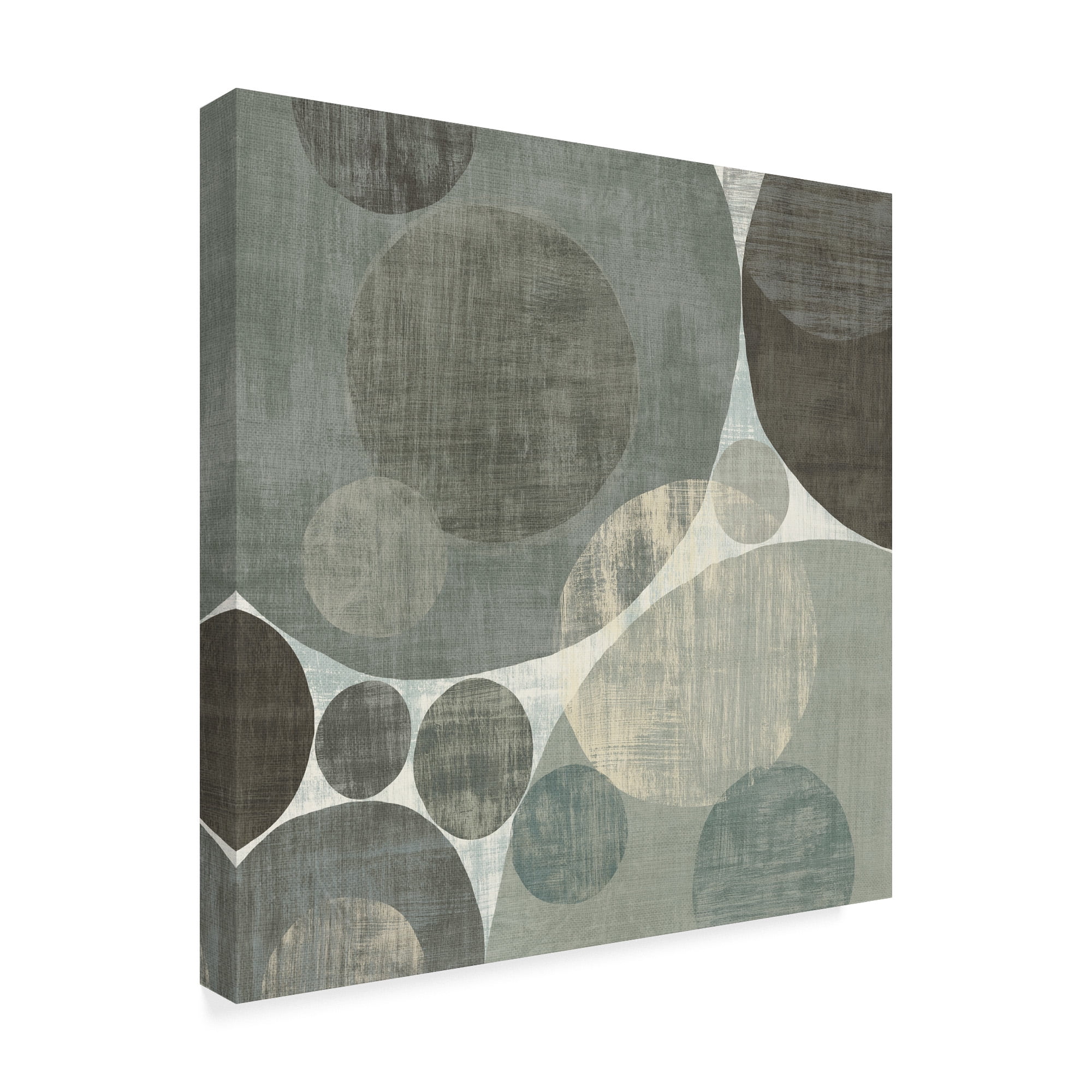 Trademark Fine Art 'Circulation I Blue and Grey' Canvas Art by Michael Mullan