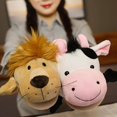 thumbnail image 4 of Stuffed Plush Animals Toys Hand Finger Story Puppet Kawaii Dolls Educational Baby Toys Lion Elephant Bunny Monkey Children GIft, 4 of 5