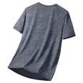 thumbnail image 6 of NIEWTR Mens Big and Tall T Shirts Short Sleeve Quick Dry Active Athletic T Shirt Running Gym Workout Tee Tops（Grey,7XL), 6 of 9
