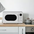 thumbnail image 4 of Open Box Magic Chef 0.7 Cubic Feet 700 Watt Retro Countertop Microwave, White, 4 of 9