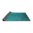 thumbnail image 2 of Ahgly Company Indoor Rectangle Oriental Turquoise Blue Industrial Area Rugs, 6' x 9', 2 of 4