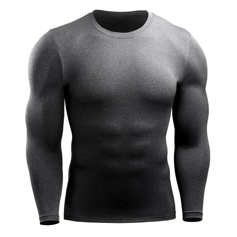 Maynos Men's Long Sleeve Compression Shirt Base Layer Undershirts ...