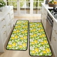 thumbnail image 4 of Kitchen Rugs Sets Of 2,Yellow Lemon Fruit Slices Anti Fatigue Kitchen Mat Rugs Non Slip Washable,Decorative Kitchen Floor Mats for Kitchen,Sink,Laundry,17"x47"+17"x47", 4 of 5