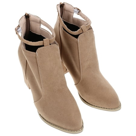

Heeled Loafers for Women High Heels Short Boots Ladies Heels Casual Winter Shoes Women Shoes Women s Miss