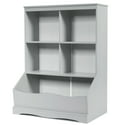 Costway 3-Tier Children's Multi-Functional Bookcase Toy Storage