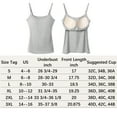 thumbnail image 3 of MISS MOLY Women Camisole Shelf Bra with Adjustable Strap Stretch Tank Top Basic Layering Cami Top for Daily Wearing, 3 of 7