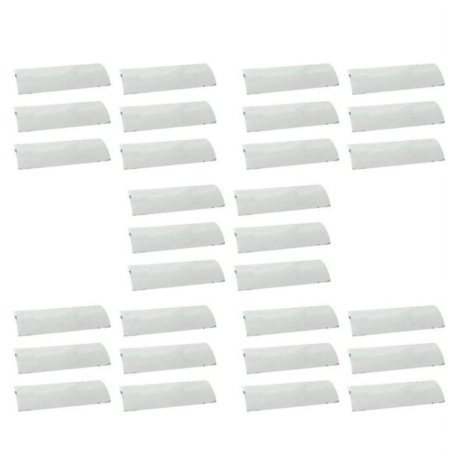 30 Ensembles de Lattes de Remplacement pour Stores Horizontaux, Onglets de Réparation de Stores Horizontaux Blancs, Fixateurs de Stores Horizontaux Blancs