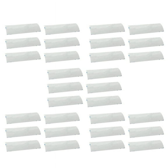 30 Sets Horizontal Blinds Replacement Slats, White Horizontal Blind Repair Tabs, White Blind Fixers for Horizontal