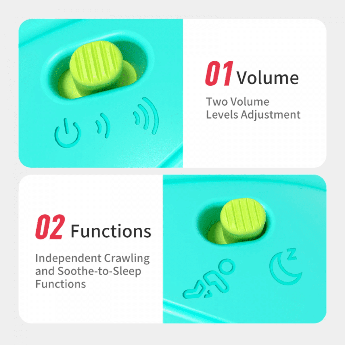 Musical Turtle Baby Toys 6 to 12 Months, Infant Light up Music Toys Tummy Time Development, Crawling Toy for 7 8 9 10+ Month Old, Easter Christmas for Babies Boy Girl