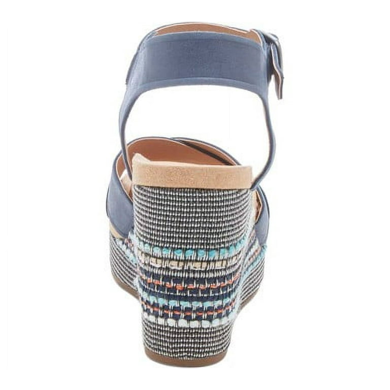 Women s Lucky Brand Yarosan Wedge Sandal Walmart