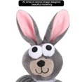 thumbnail image 4 of Herwey Durable Plush Long Strip Animals Shape Pet Molar Biting Cleaning Tooth Sounding Playing Interactive Toy for Dogs, 4 of 7