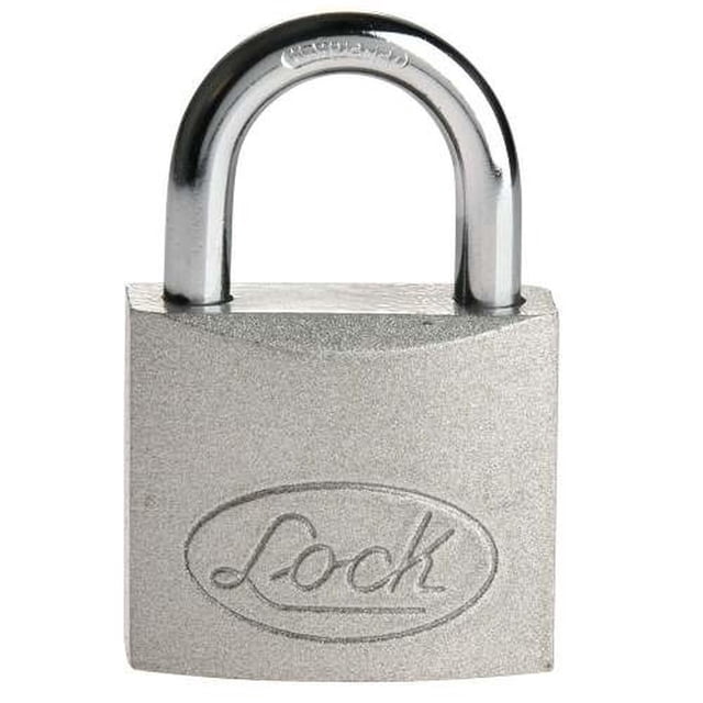 Candado Lock acero Corto llave Std 38mm Latonado L22L38A