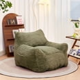 thumbnail image 6 of Jopath Bean Bag Chair,Plush Bean Bag Couch Comfy Sofa With Armrests, - Oversized Comfy Beige Beanbag Lounge Lazy Floor Sofa Chair For Living Room, Bedroom & Dorm Green, 6 of 6