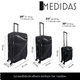 thumbnail image 2 of Juego 3 Maletas De Viaje Jony Tela Grande 28" Mediana 24" Chica 10" Ruedas 360 Y Candado Numerico, 2 of 5